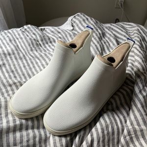 Rothy’s NEW Bright White Chelsea Boots Size 9.5